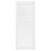 vidaXL Puerta de armario de lamas madera pino blanco 99,3x39,4 cm
