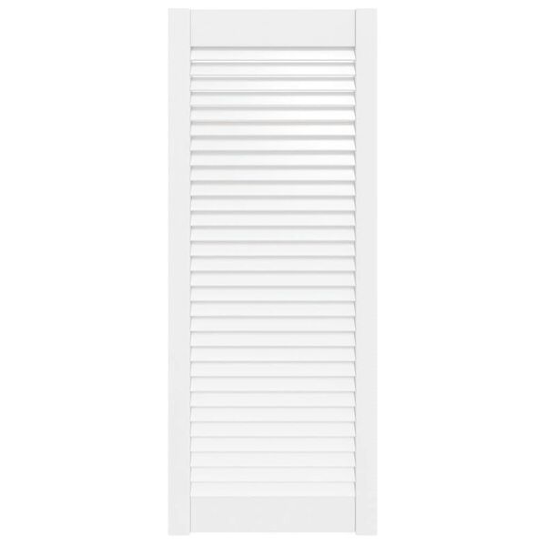 vidaXL Puerta de armario de lamas madera pino blanco 99,3x39,4 cm