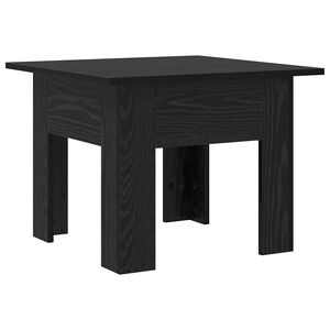 vidaXL Mesa de Caf&eacute; Roble Negro 55 x 55 x 42 cm Madera de ingenier&iacute;a