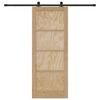 vidaXL Puerta Corredera ORKDAL Marr&oacute;n 83 x 211 cm