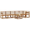 vidaXL Conjunto de sof&aacute;s de exterior 7 pcs Natural
