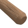 vidaXL Dowel de madera 2 pcs Marr&oacute;n &Oslash;8 x 35 mm Madera maciza
