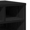 vidaXL Soporte para Impresora Roble Negro 40 x 32 x 22,5 cm