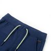 Pantalones cortos infantiles con cordón azul oscuro 128