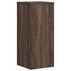 vidaXL Soportes de plantas 2 uds madera marr&oacute;n roble 30x30x70 cm