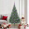 vidaXL Árbol de Navidad Artificial Preiluminado Verde 180 cm PVC
