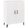 vidaXL Aparador de madera contrachapada blanco 69,5x34x90 cm