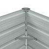 vidaXL Arriate de acero galvanizado gris antracita 100x40x45 cm