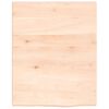 vidaXL Encimera de baño madera maciza sin tratar 40x50x2 cm