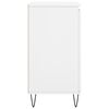 vidaXL Aparador de madera contrachapada blanco 60x35x70 cm