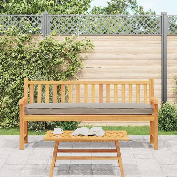 vidaXL Coj&iacute;n de Palet Taup&eacute; 200 x 40 x 8 cm Tela Oxford