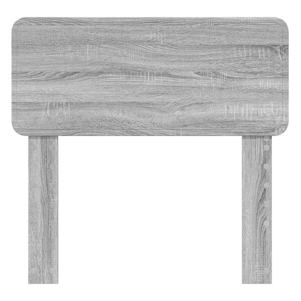 vidaXL Cabecero con cabecera Gris Sonoma 75 cm Madera contrachapada