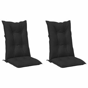 vidaXL Juego de Cojines para Silla de Respaldo Alto 2 uds. Poli&eacute;ster