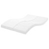 vidaXL Colch&oacute;n de espuma de 7 zonas dureza 20 ILD blanco 140x200 cm