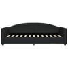 vidaXL Sof&aacute; cama nido tela negro 90x200 cm