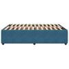 vidaXL Estructura de cama de terciopelo azul 140x200 cm