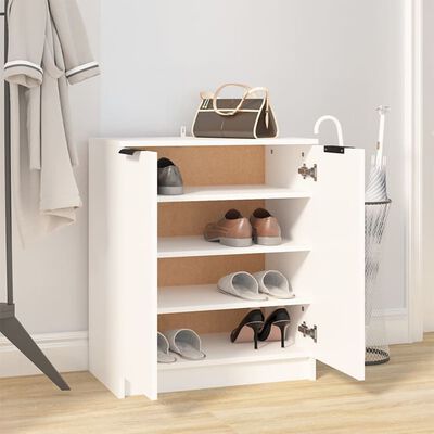 Schoenenkast 59x35x70 cm bewerkt hout gerookt eikenkleurig kopen