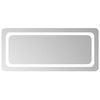 vidaXL Espejo de ba&ntilde;o LED Transparente 90 x 40 cm vidrio templado