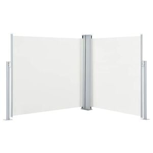 vidaXL Toldo lateral retr&aacute;ctil color crema 120x600 cm
