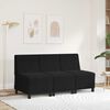 vidaXL | Unidad de Sof&aacute; Modular sin Brazos | Negro 55 x 74 x 82 cm