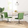 vidaXL Sillas de comedor 2 unidades terciopelo verde claro