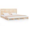 vidaXL Estructura de cama sin colch&oacute;n madera maciza de pino 160x200 cm