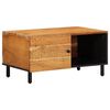 vidaXL Mesa de centro madera maciza de acacia 80x50x40 cm