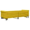 vidaXL Sof&aacute; cama nido terciopelo amarillo 80x200 cm