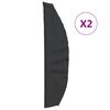 vidaXL Cubierta sombrilla jard&iacute;n 2 uds tela Oxford 420D 280x30/81/45cm