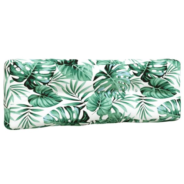 vidaXL Cojines para pal&eacute;s 7 piezas tela estampado de hojas