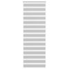 vidaXL Estor cebra gris claro 80x200cm tejido ancho 75,9 cm poli&eacute;ster