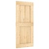 vidaXL Puerta corredera con herrajes madera maciza de pino 90x210 cm