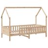 vidaXL Estructura de cama infantil con cajones madera pino 90x190 cm
