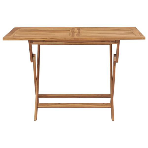 vidaXL Juego de comedor para jard&iacute;n 7 piezas madera maciza teca