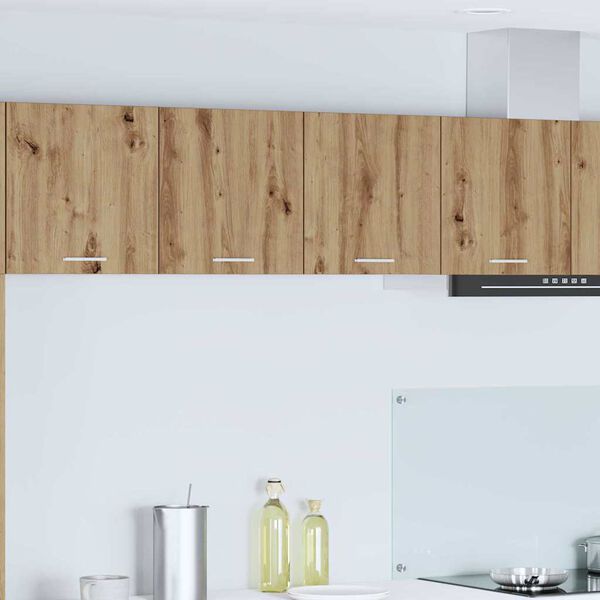 vidaXL Mueble colgante con puerta Roble artesanal 80 x 31 x 40 cm