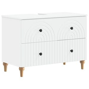 vidaXL Mueble de lavabo para ba&ntilde;o ALKMAAR Blanco 82 x 41 x 59 cm