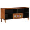 vidaXL Mueble de TV Nogal 100 x 33 x 46 cm Madera de mango maciza