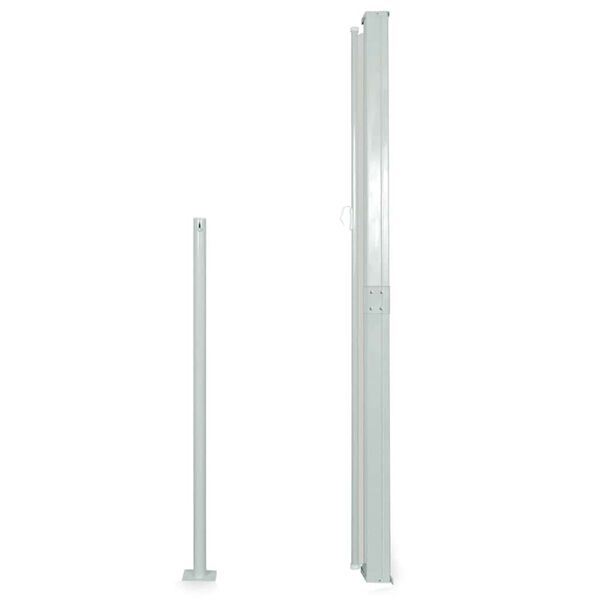 vidaXL Toldo lateral retráctil 160x500 cm negro