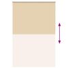 vidaXL Estor Enrollable Opaco Beige 155x230 cm Tela Ancho 151,6 cm