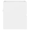 vidaXL Armario para lavabo madera contrachapada blanco 41x38,5x45 cm