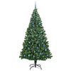 vidaXL &Aacute;rbol de Navidad artificial Verde 240 cm PVC y Acero y Pl&aacute;stico