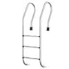 vidaXL Escalera para piscina acero inoxidable 304 54x38x158 cm