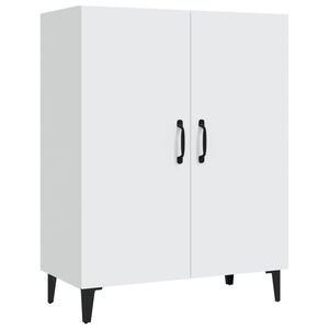 vidaXL Aparador de madera contrachapada blanco 70x34x90 cm