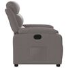 vidaXL Sill&oacute;n reclinable de tela gris taupe