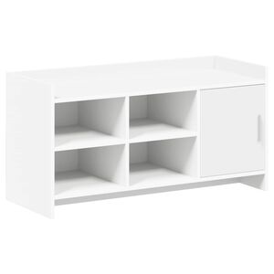 vidaXL Armario Zapatero Blanco 100 x 39,5 x 51 cm Madera de ingenier&iacute;a