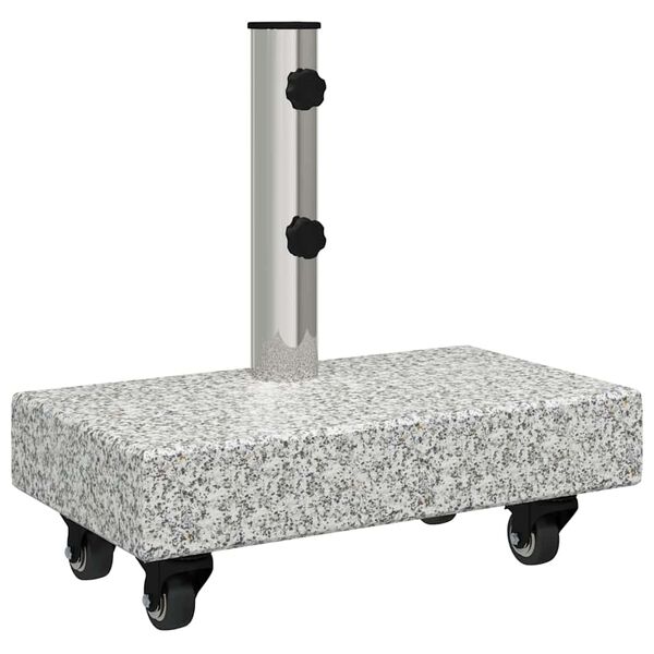vidaXL Base de sombrilla de granito rectangular 25 kg