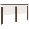 vidaXL Cabecero Roble Marr&oacute;n 200 cm Madera contrachapada