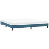 vidaXL Estructura de cama sin colchón terciopelo azul oscuro 180x210cm