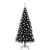 vidaXL &Aacute;rbol de Navidad con 300 LED con soporte Negro 210 cm PVC