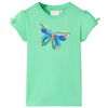 Camiseta infantil verde claro 92